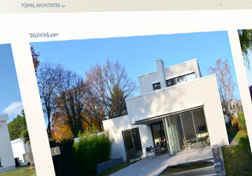 Homepage Püffel Architekten
