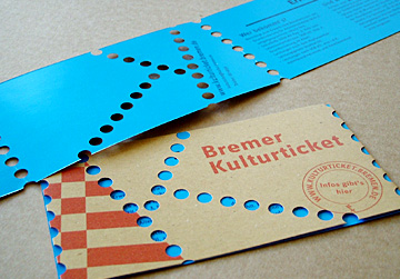 Werbemittel Kulturticket Bremen