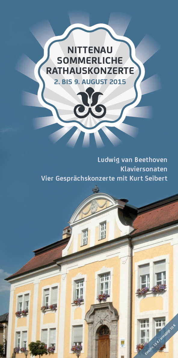 Plakate 2015 und 2016 Sommerlichen Rathauskonzerte Nittenau